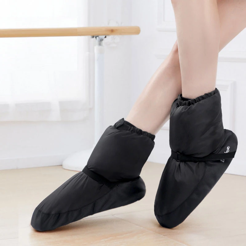 Ballet Warm Up Booties Winter Dance Boots Soft Soles Training Ballet Shoe Warm Up Boot Indoor Outdoor For Studio Dancers