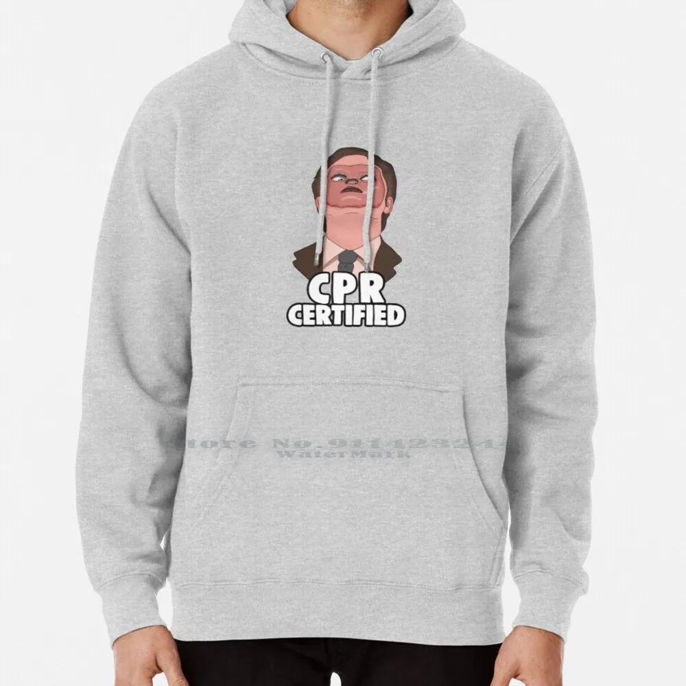 The Office Memes : Dwight Cpr Certified Hoodie Sweater 6xl Cotton Michael Jim Halpert The Office Usa The Office Memes The