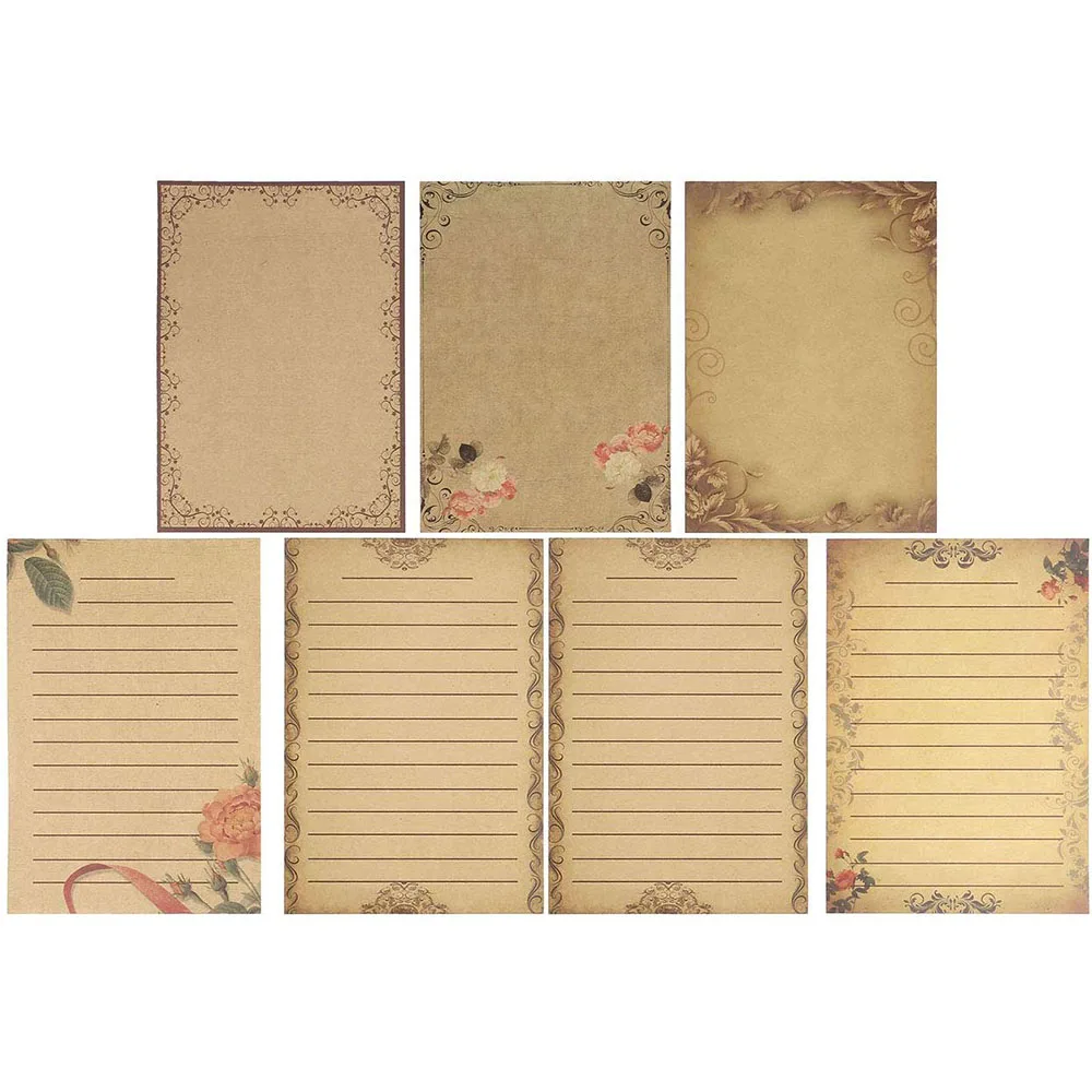 8 Sheets Stationery Paper Fashion Letter Writing Stationery Paper Vintage Retro Style Design Writing Stationery Paper Letter