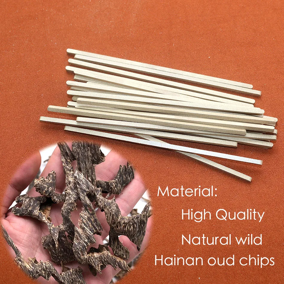 Genuine Chinese Hainan Oudh Incense Sticks No Binder 100% Pure Natural Fragrance Smell Strong & Lasting Scents