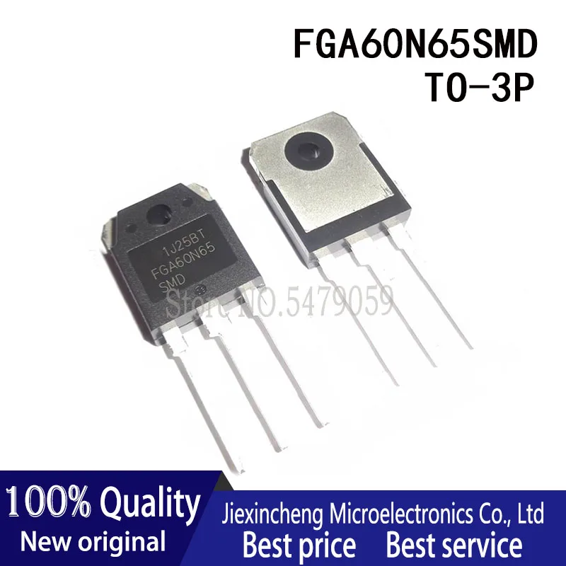 10PCS FGA60N65 FGA60N65SMD TO-3P 60A 650V IGBT Neue original