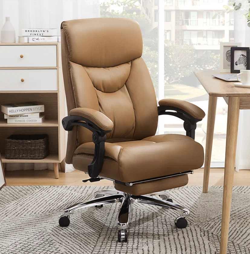 

Reclining boss chair business swivel chair executive chair home computer chair office chair comfortable backrest leather