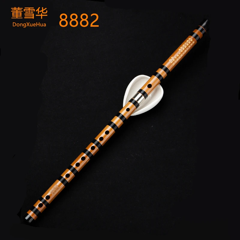 

Dong Xuehua Bamboo Flute Professional 8882 Examination Grade Bitter Bamboo Dizi Refined Ancient Style Playing Flatua