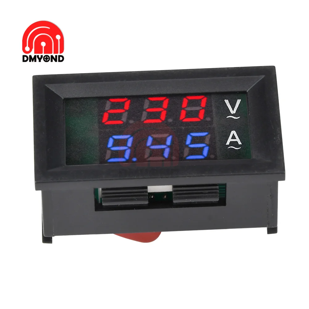 AC 50-500V 10A 50A 100A Digital LCD Voltmeter Ammeter Voltage Current Meter Tester Detector with Current Transformer