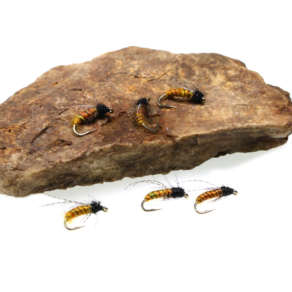 Soft Hackle Marrón Bimoo – Ninfa para Trucha y Lubina - imagen 5