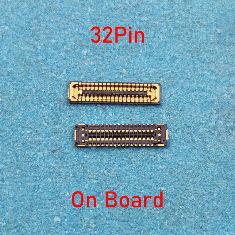 2pcs 32Pin LCD Display Cable Contact For Huawei Y9 Prime 2019/Y9s 2019/9C/P20 Lite 2019/P Smart Z Screen FPC Connector On Board