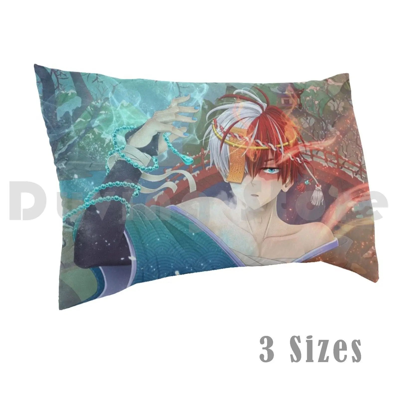 Boku No Hero Academia Todoroki Shoto Yuki Yokai Snow Spirit Japanese Nerd Gift Anime Mha Bnha Pillow case 3060