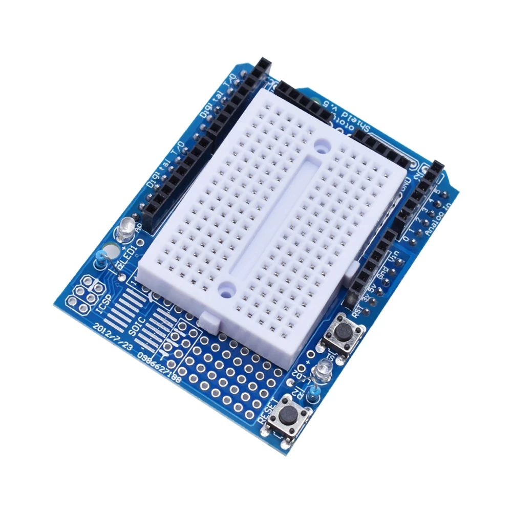 UNO Proto Shield prototype expansion board with SYB-170 mini bread board based For ARDUINO UNO ProtoShield