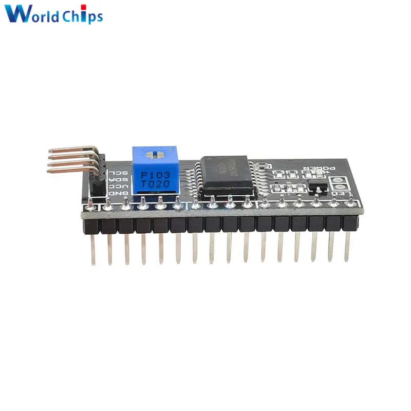 Módulo de placa de interfaz serie IIC/I2C/TWI/SPI + módulo LCD1602 1602, pantalla amarilla, pantalla LCD de 16x2 caracteres, 5V para arduino