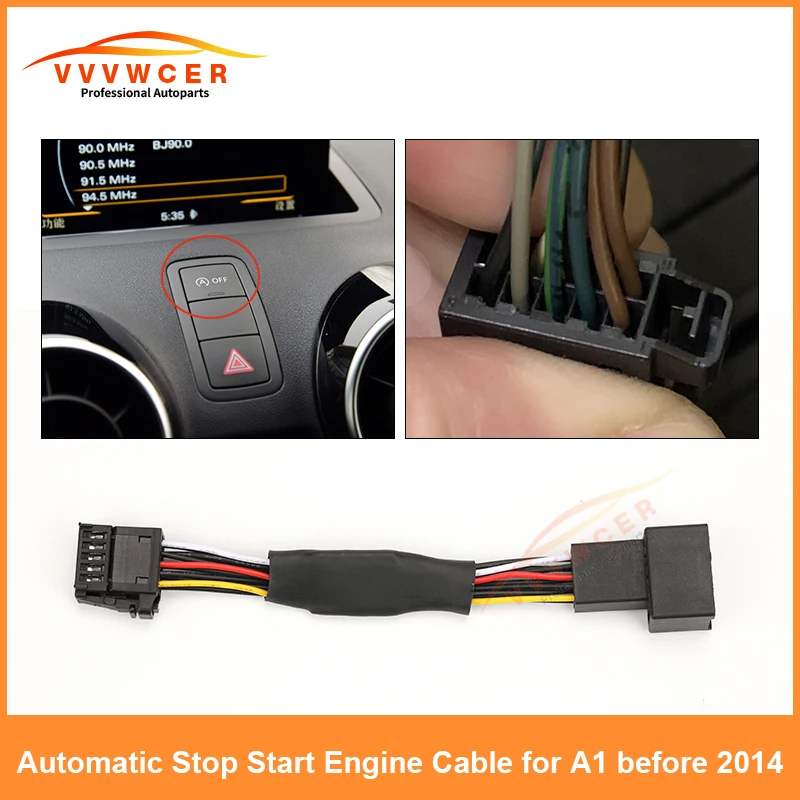 

Automatic Stop Start Engine System Off Device Control Sensor Plug Stop Cancel Cable for Audi A1 S1