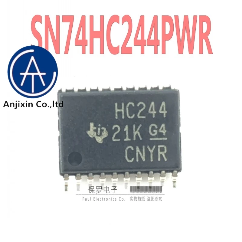 10 Uds 100% original y nuevo de SN74HC244PWR 74HC244PW HC244 TSSOP-20 SMD de stock real