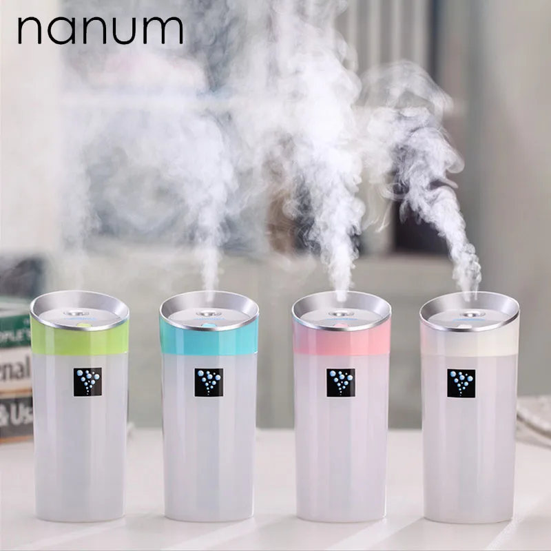 300ML Ultrasonic Humidifier USB Car Humidifier Mini Aroma Essential Oil Diffuser Aromatherapy Mist Maker Home Office