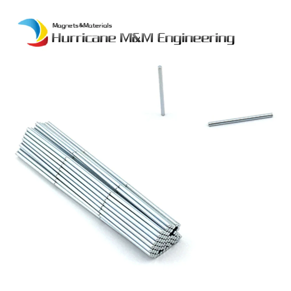 เรียวแม่เหล็ก Dia.1-10Mm Slit Presser ทรงกระบอกแม่เหล็ก Precision Magnetic Rod Magnetics 50Pcs