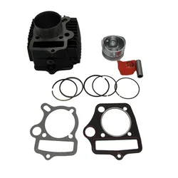 52.4mm Cylinder Head Assembly with Gaskets Pistons Set for 110cc 107CM Engines ATV Quad Dirt Bike Go Kart