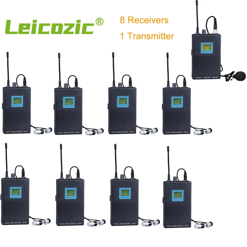 

Leicozic Tour Guide System & Simultaneous Translation Portable Receiver & Transmitter 3000 Series Bodypack Wireless Microphone