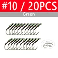 20PCS Green Sz 10