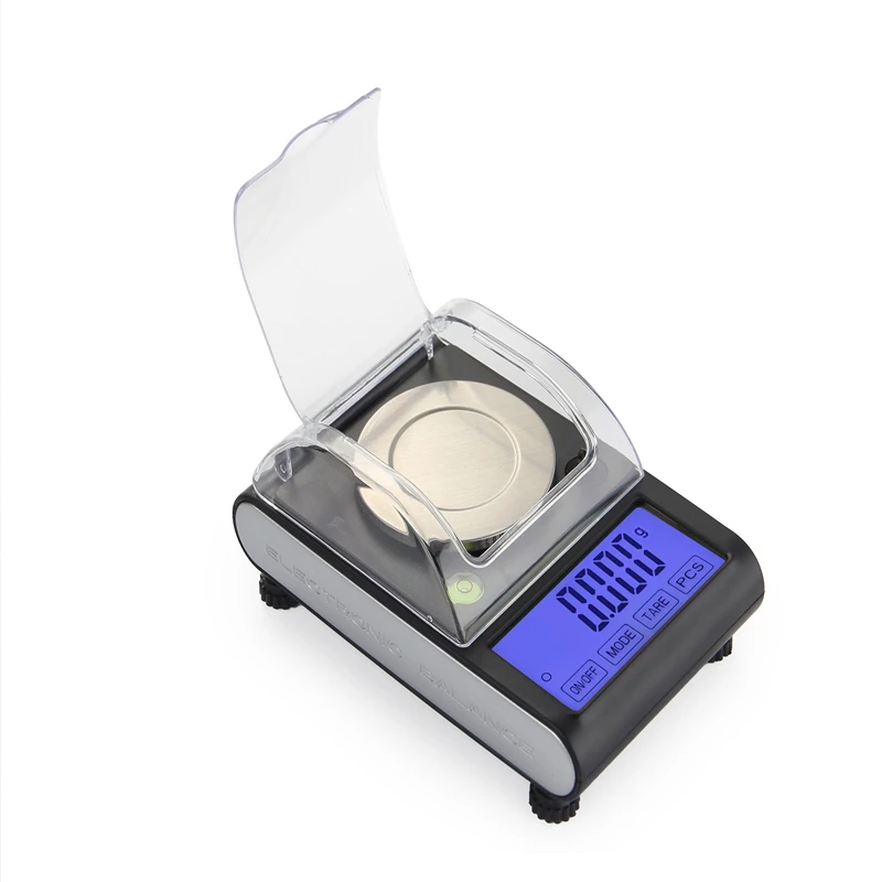 50g 0.001g LCD Touch Digital Milligram Scale Jewelry Gold Lab Scales 0.001g Electronic Gram Counting Laboratory Weight Balance