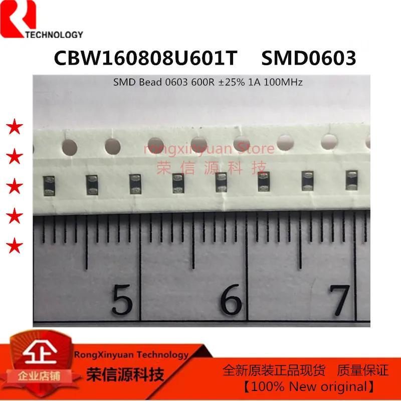 100 قطعة MPL2012S4R7MHT 0805 4.7uH 800mA MPL2012S4R7. CBW160808U601T SMD حبة 0603 600R ± 25% 1A 100MHz CBW160808U601 جديد الأصلي