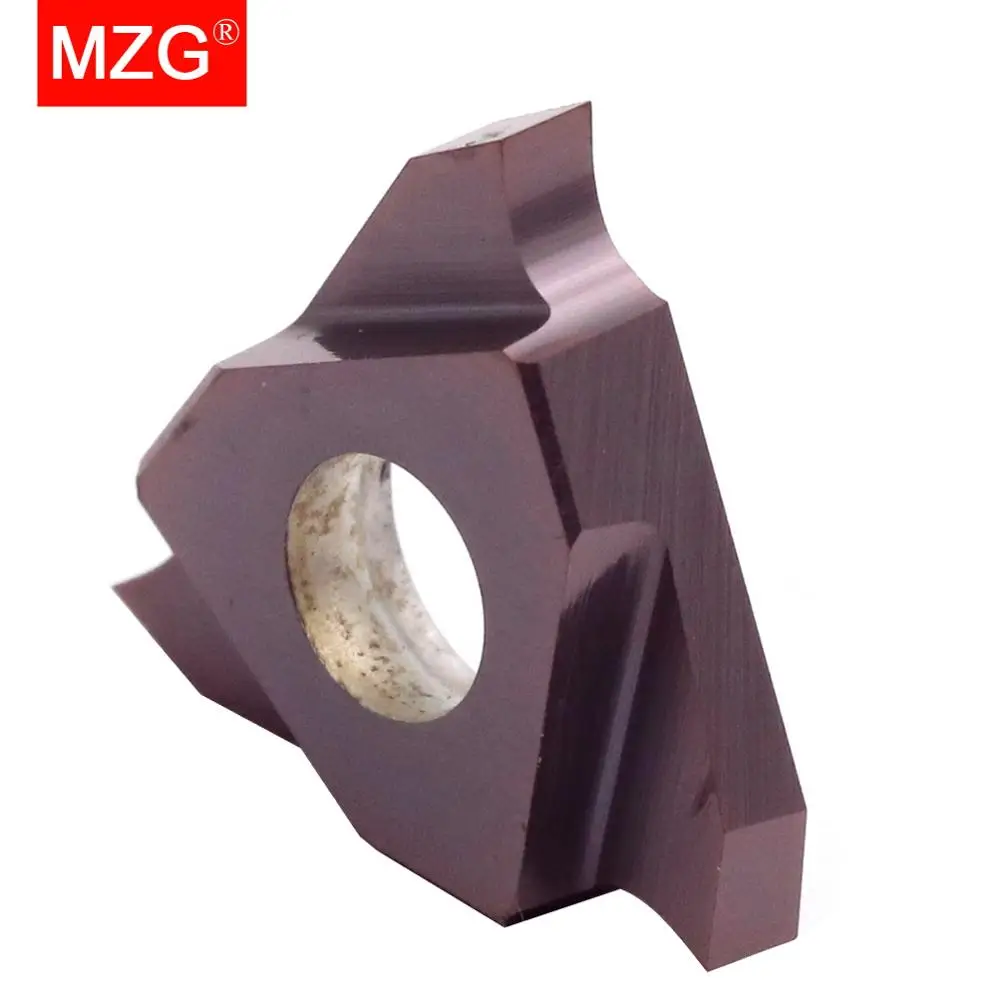 MZG 10PCS TGF32 Left 0.5 1.0 2.0 mm Width ZP15 CNC Lathe Processing Stainless Steel Machining Finish Grooving Carbide Inserts