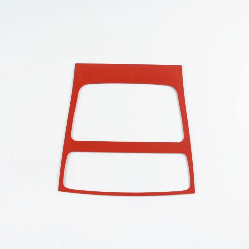 Rear Air Conditioner Outlet Decoration Frame Cover Trim Carbon Fiber For Audi A6 C7 A7 2012-18 Car Styling Interior Accessories