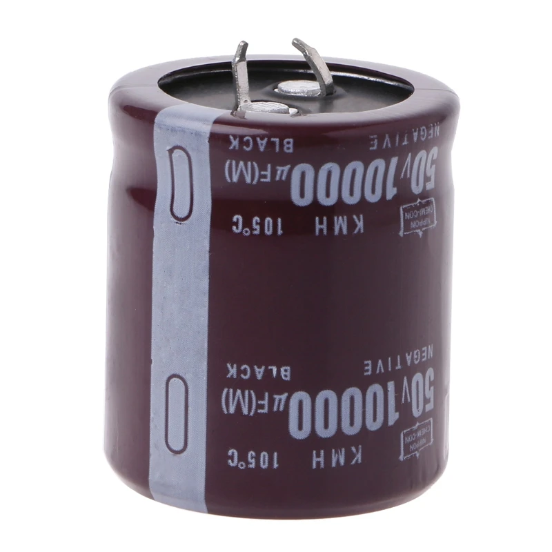 10000uF 50V 105°C Power Electrolytic Capacitor Snap Fit Snap In