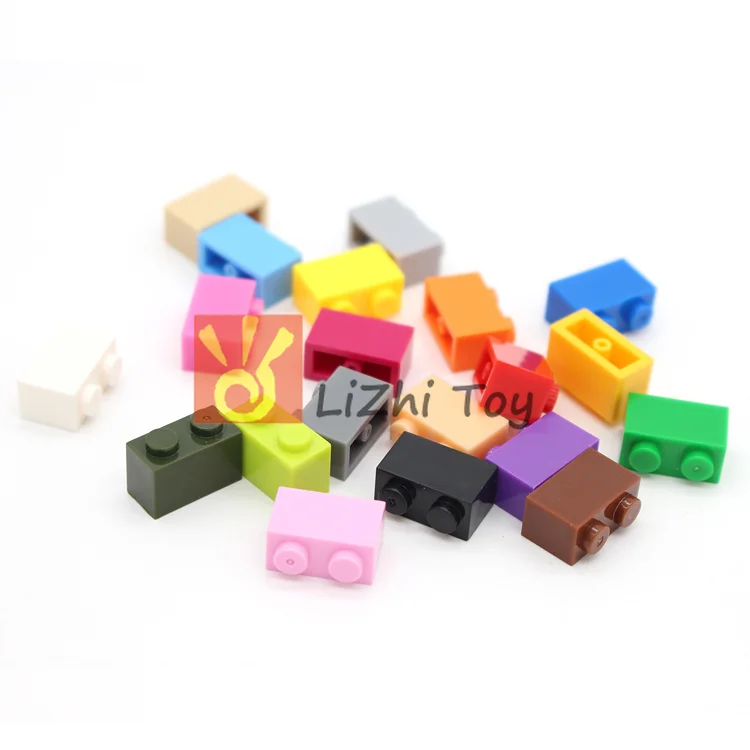 Moc * Brick 1*2 (3H) 3004 Diy Verlichten Bouwstenen Educatief Kids Toys Compatibel Met Assembleert Deeltjes 100Pcs