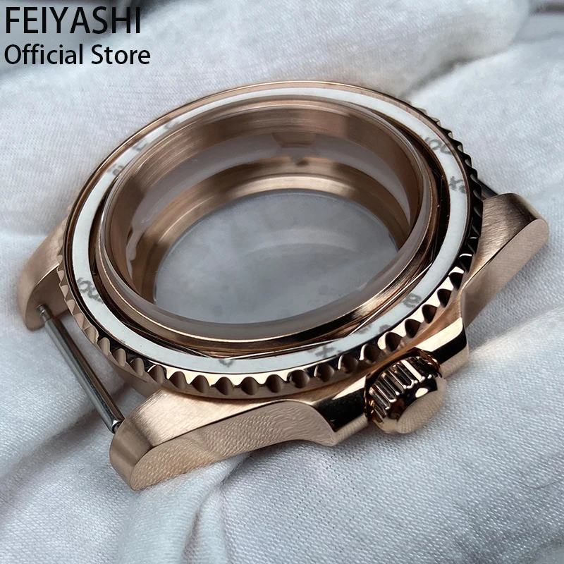 40mm Luxury Men's Watch Case Sapphire Crystal For SUB GMT Seiko NH34 NH35 NH36 NH38 ETA2824 Miyota8215 Movement 20ATM Waterproof
