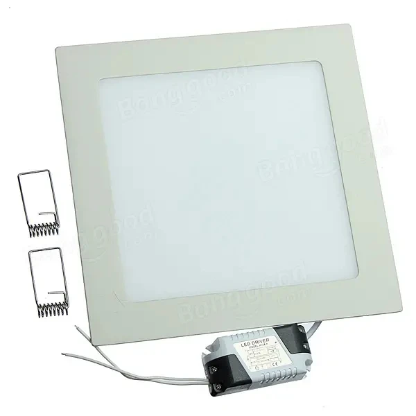 

Square LED Panel Lamp 3W 6W 9W 12W 15W 25W Recessed Ceiling Panel Light Ultra Thin 110V 220V Indoor Lighting for Home Decor