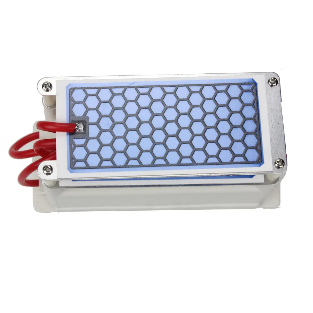 Generador de ozono para coche, purificador de aire con placa cerámica de ozono, filtro esterilizador de aire, 12v, 10g