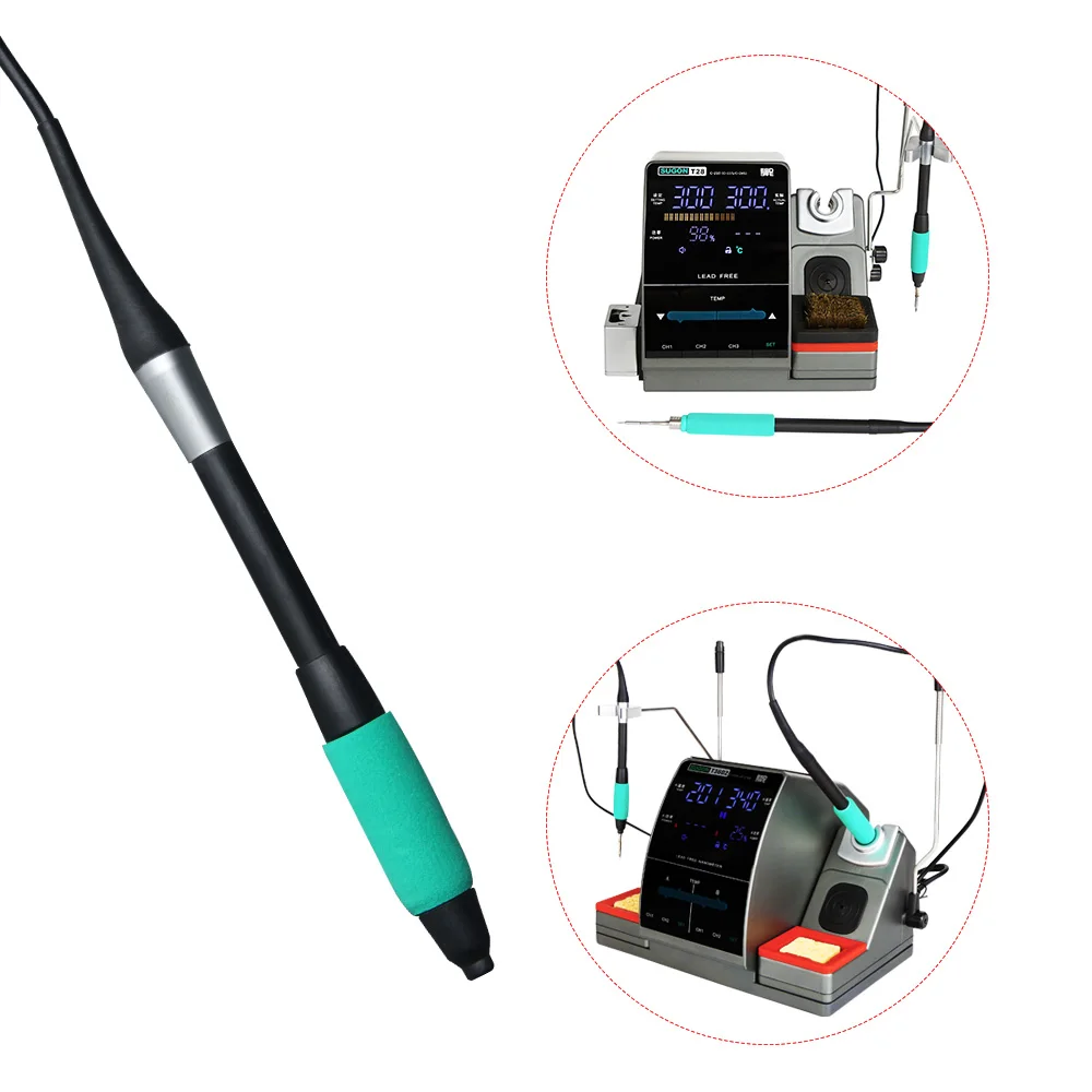 SUGON Soldering Station Handle T115 T210 T245 For Replacement Iron Kit For SUGON i2C Soldering Station Soldering Handle