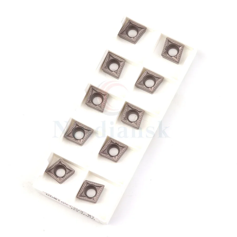 10PCS Cermet inserto CCMT09T304 CCMT09T308-MT LF90 tornitura Esterna strumento inserto in metallo duro CNC tornio utensili di tornitura, per di taglio in acciaio