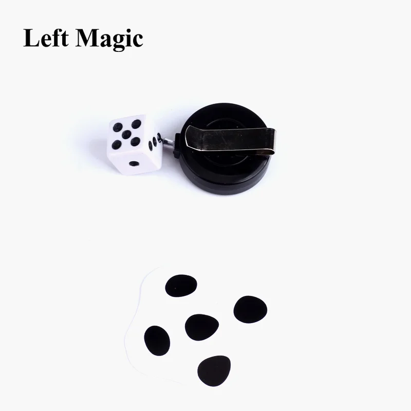 1 Pcs Beate a Dice Flat magic trick Flat Dice Easy Magic Close-up Dice Magic props Mini Magic Props Toys fun Toy Gift E3019