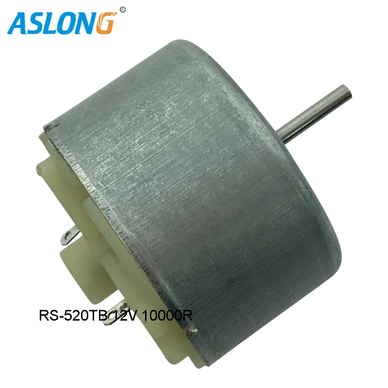 High Speed 520 DC Motor match vibration block  12v 10000R shaft dia 2mm vibrating motor double shaft motor 6v 12v 24v