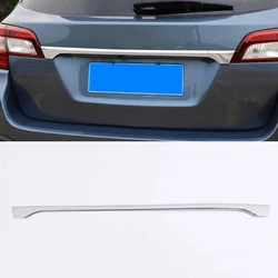 For subaru Outback 2015 2016 2017 ABS Rear Door Trim Rear Trunk Cover Trim Car styling Accessories Tailgate Bottom Moldings