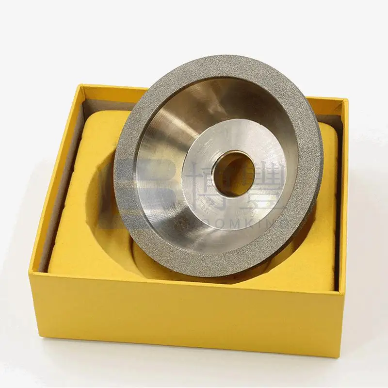 

Hight quality! Model 11C9 CBN electroplated diamond CUP wheel,Electroplated grinding disc,hard metal,glass,jade...