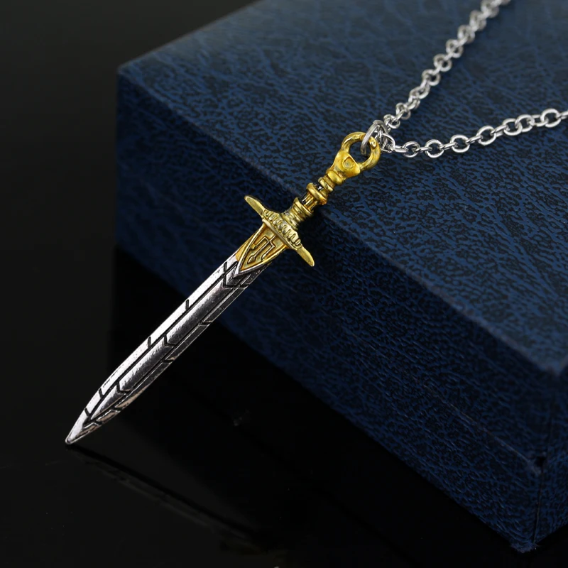 Hot Selling High Quality Necklace Percy Jackson Sea Of Monsters Sword Pendant Necklace For Men And Women Jewelry gifts Wholesale