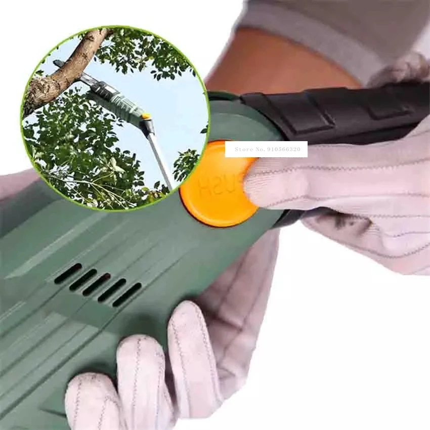 High Quality Electric High-altitude Chain Saw Telescopic Pruning Shears Fruit Tree Scissors Chainsaw 600W 220v/50HZ 10m/s