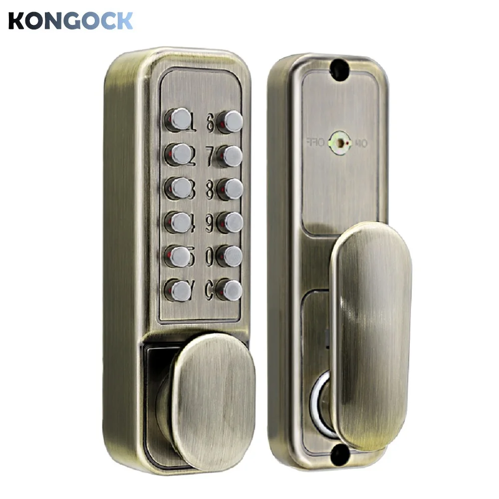 

Touch keypad smart Code Door Lock, keyless waterproof indoor or outdoor lock single bolt Left or Right-Free Handle