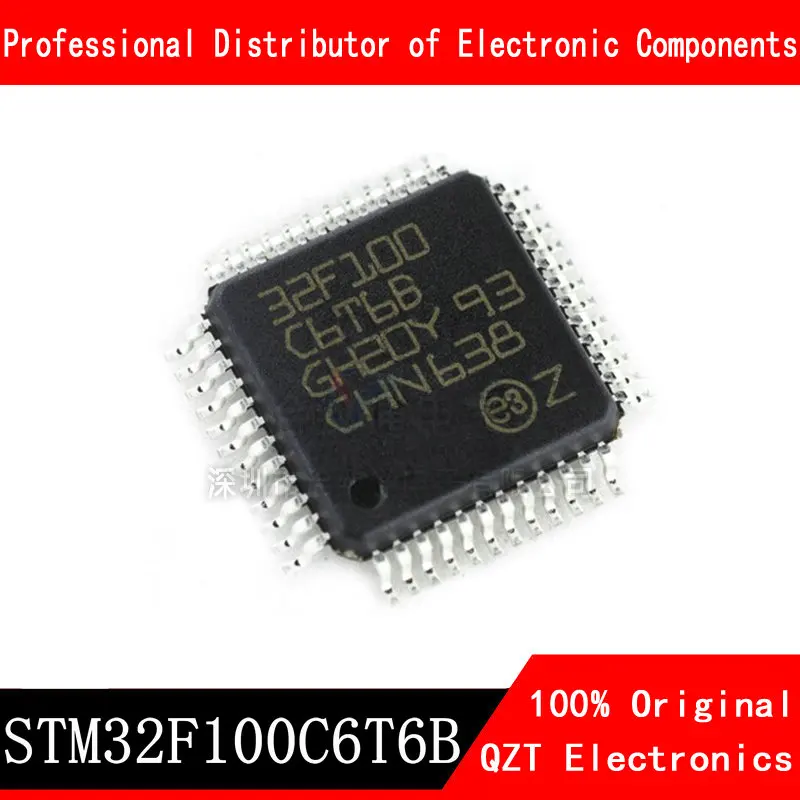 5 sztuk/partia nowy oryginalny STM32F100C6T6B STM32F100 LQFP-48 mikrokontroler MCU w magazynie