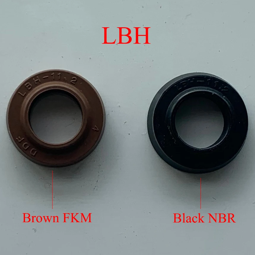 

LBH DHS 32*40*5/6.5 32x40x5/6.5 Black NBR Brown FKM FPM Rubber Dustproof Groove Lip Hydraulic Piston Rod O Ring Gasket Oil Seal