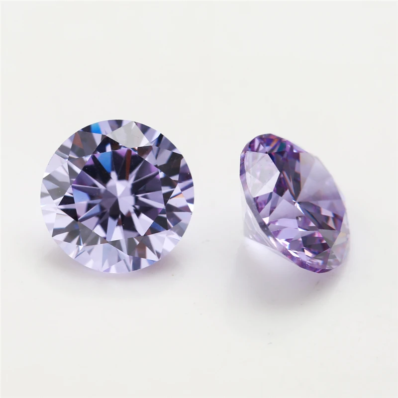 1~12mm 5A Runde Lose Zirkonia-Steine Weiß Champagner Lavendel Rosa Granat Mix 5 Farben CZ Edelsteine für Schmuckherstellung – Detail 14