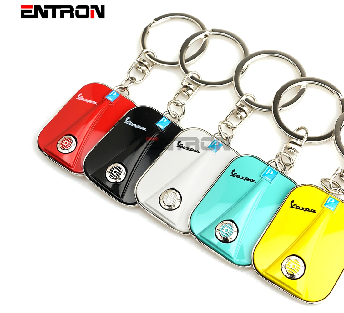 Moto Keychain For Vespa Piaggio GTS300 GTV GTS LX PX Sprint Primavera 50 125 150 150S 250 300 300ie 946 Etc Keyring Key Holder