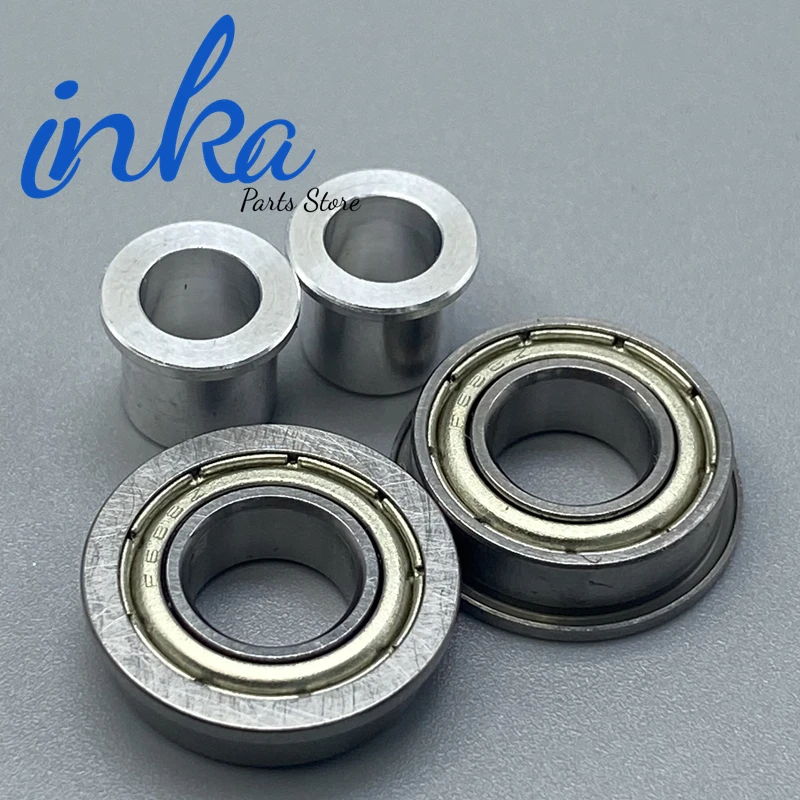 5Sets Fuser Cleaning Roller Bearing Brush Roller Bushing For Konica minolta bizhub c754 C754e 754e C654 C654e c554 Fuser Roller