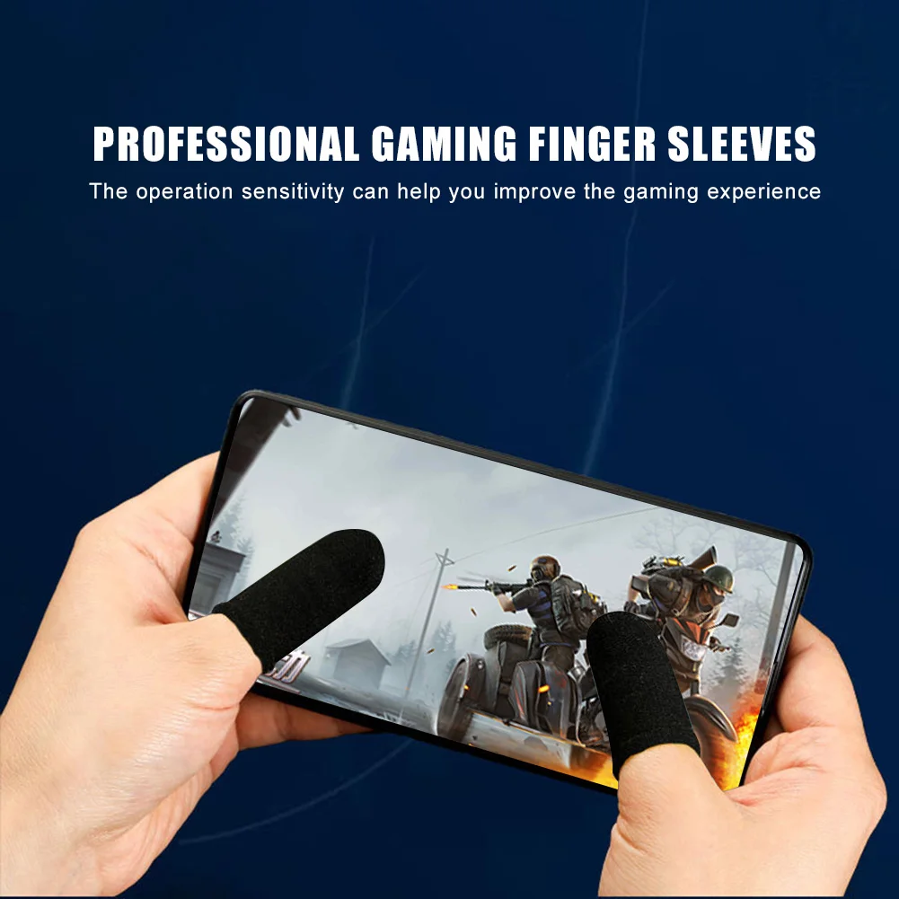 Funda protectora para los dedos para Gaming PUBG, Protector para los dedos, antideslizante, a prueba de sudor, nuevo, 1 par