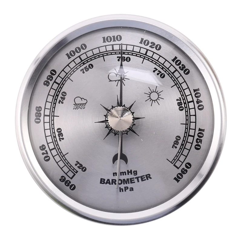 Type Barometer with Thermometer Hygrometer Weather Station Barometric Pressure Measures Simplicity & Easy Reading