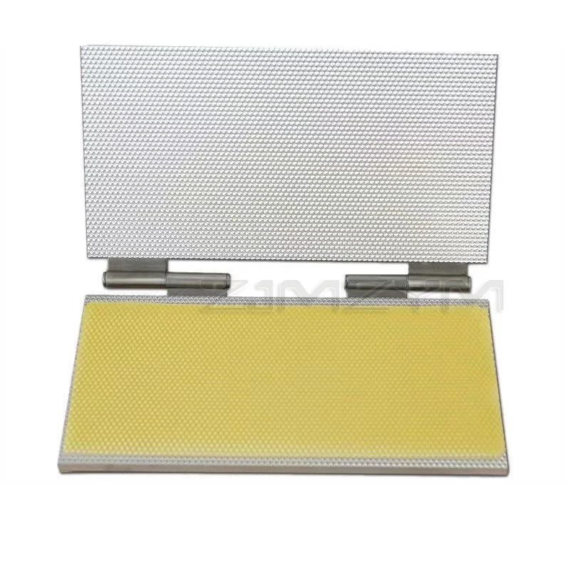 Beeswax Foundation Sheet Mold Machine 4.63mm/ 5.3mm hand pressed aluminum alloy foundation machine  beehive foundation machine