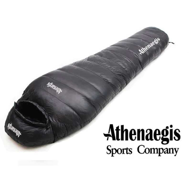 Athenaegis 1800G White Goose Down Filling Can Be Spliced Mummy Ultra-Light Goose Down Sleeping Bag