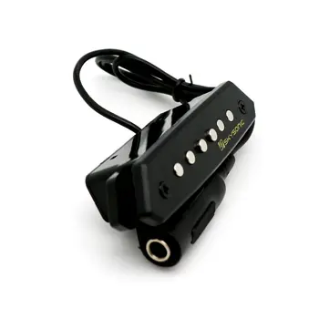 스카이소닉 A-710 사운드홀 픽업(마그네틱 방식) + 탭 반응형 마이크 시스템, 액티브 프리앰프(스트랩 잭 포함) - 어쿠스틱/베이스 기타용 8 best sales 스카이소닉 - №5