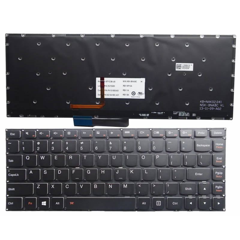 Laptop Keyboard For lenovo E31-80-70 Yoga 2 13 U31-70 20344 500S-13ISK 700-14ISK Notebook Replace Keyboard