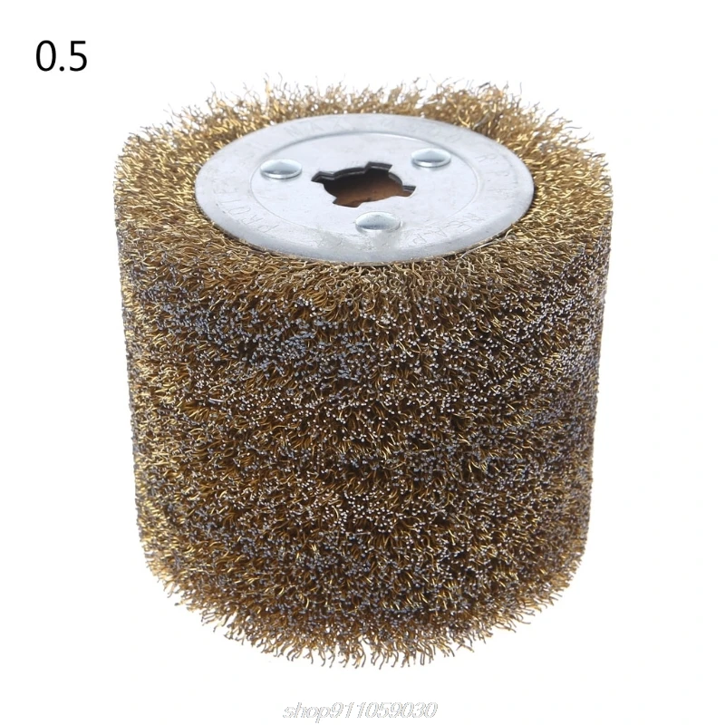 Imagem -06 - Rebarbação Abrasivo Fio Redondo Escova Polimento Roda Buffer Moagem J26 21 Dropshipping Aço Inoxidável